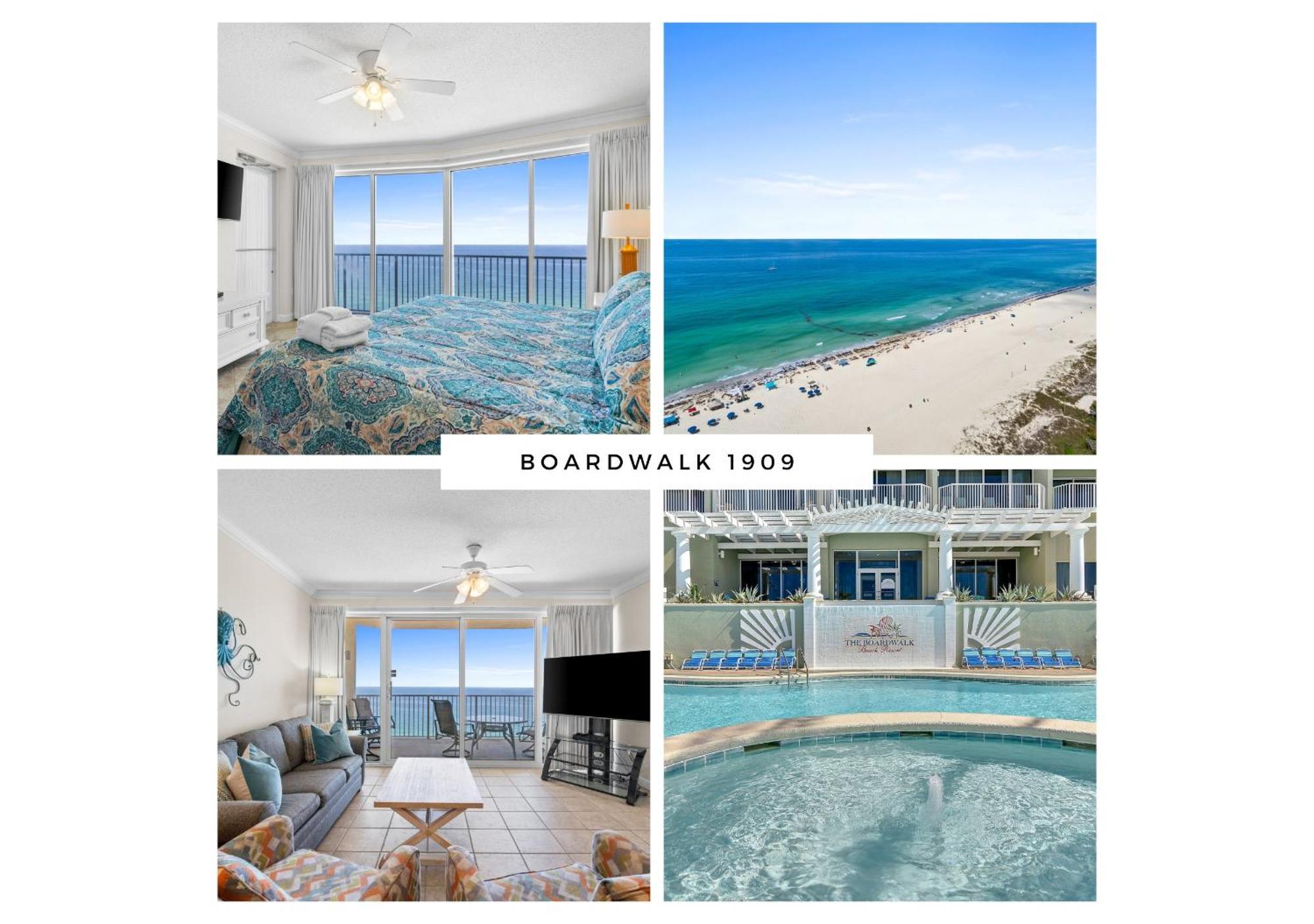 Boardwalk Beach Resort #1909 By Book That Condo Панама-Сити Экстерьер фото